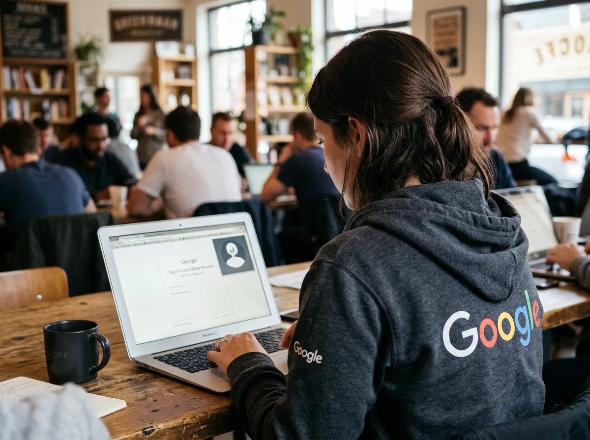 Аватар анонимного пользователя Google, женщина